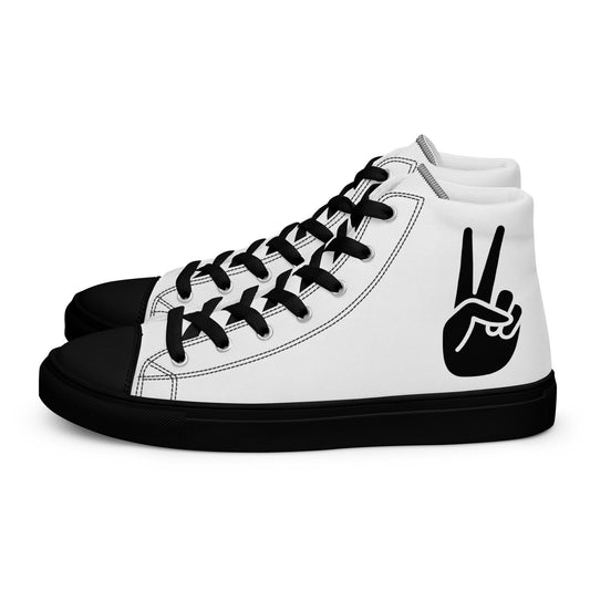 Women’s high top canvas shoes